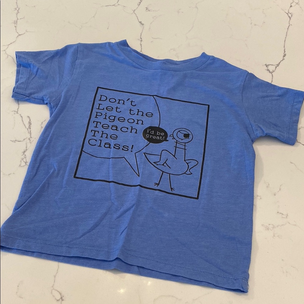 Bella Canvas Blue Kids Tee with Fun Graphic